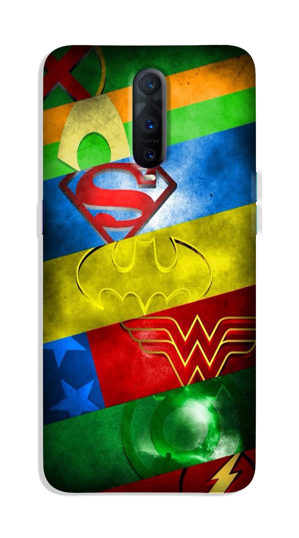 Superheros Logo Case for Oppo R17 Pro (Design No. 251)