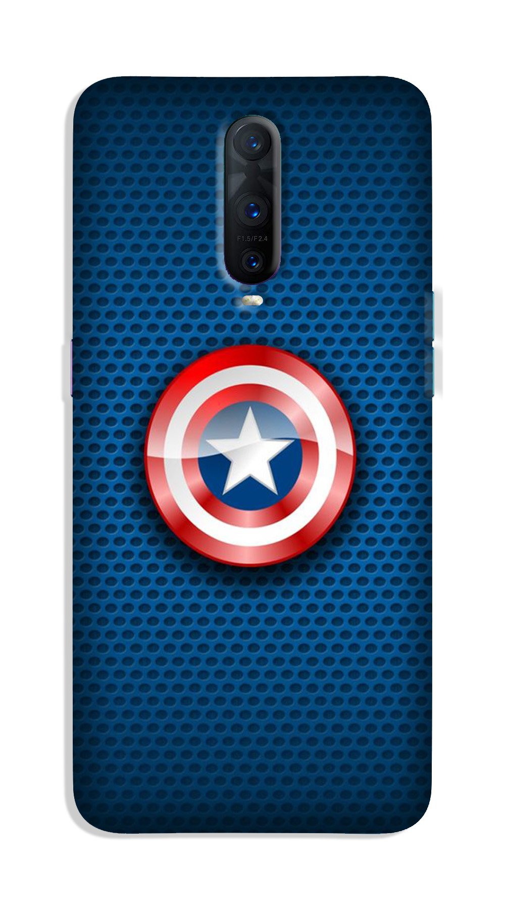 Captain America Shield Case for OnePlus 7 Pro (Design No. 253)