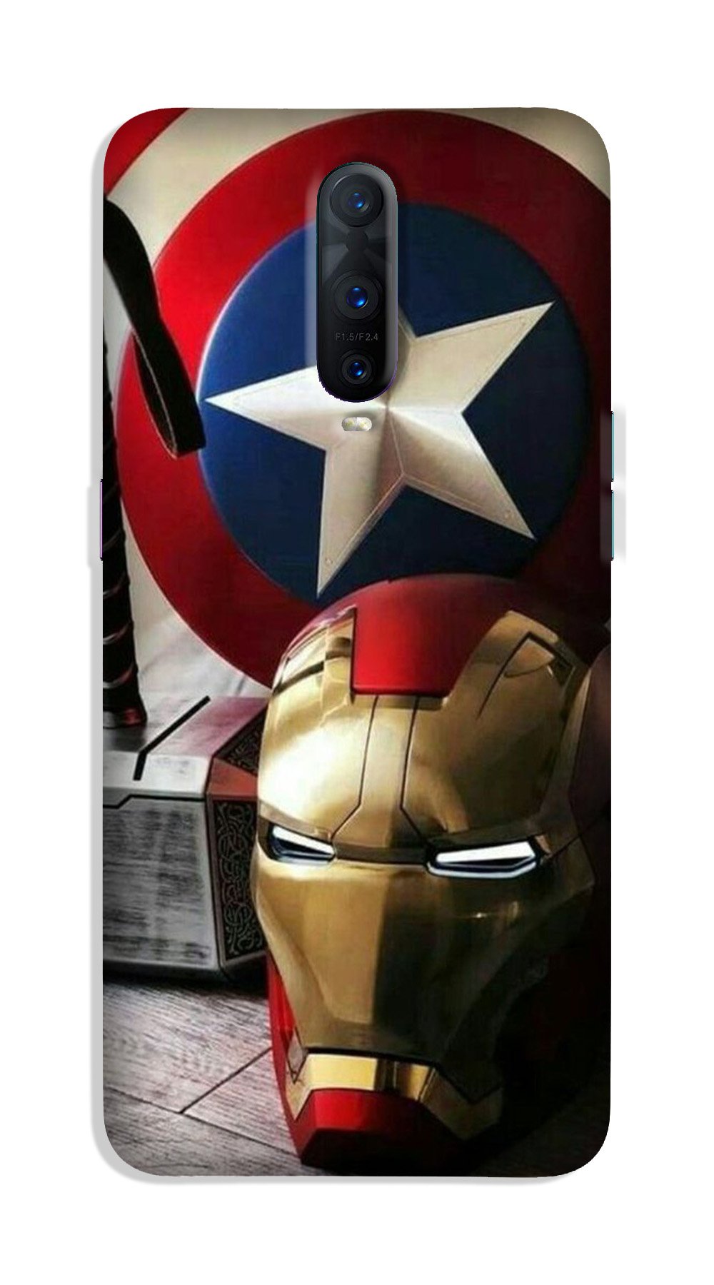 Ironman Captain America Case for Oppo R17 Pro (Design No. 254)