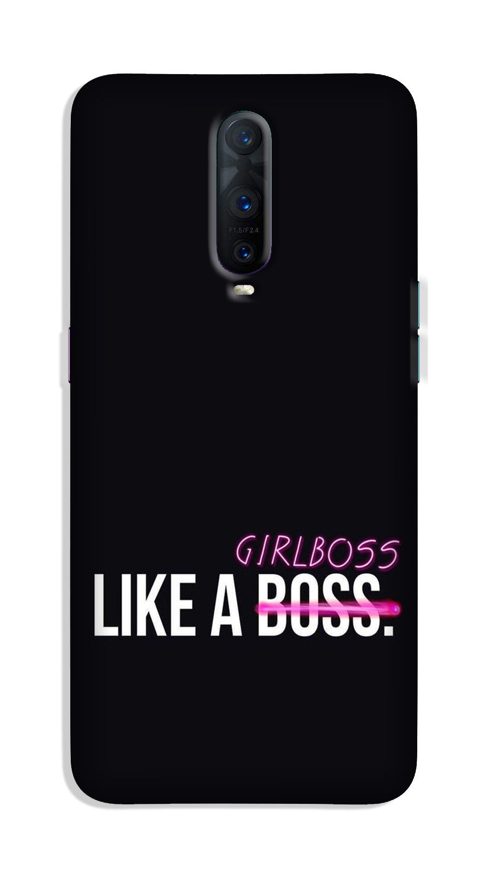 Like a Girl Boss Case for Oppo R17 Pro (Design No. 265)