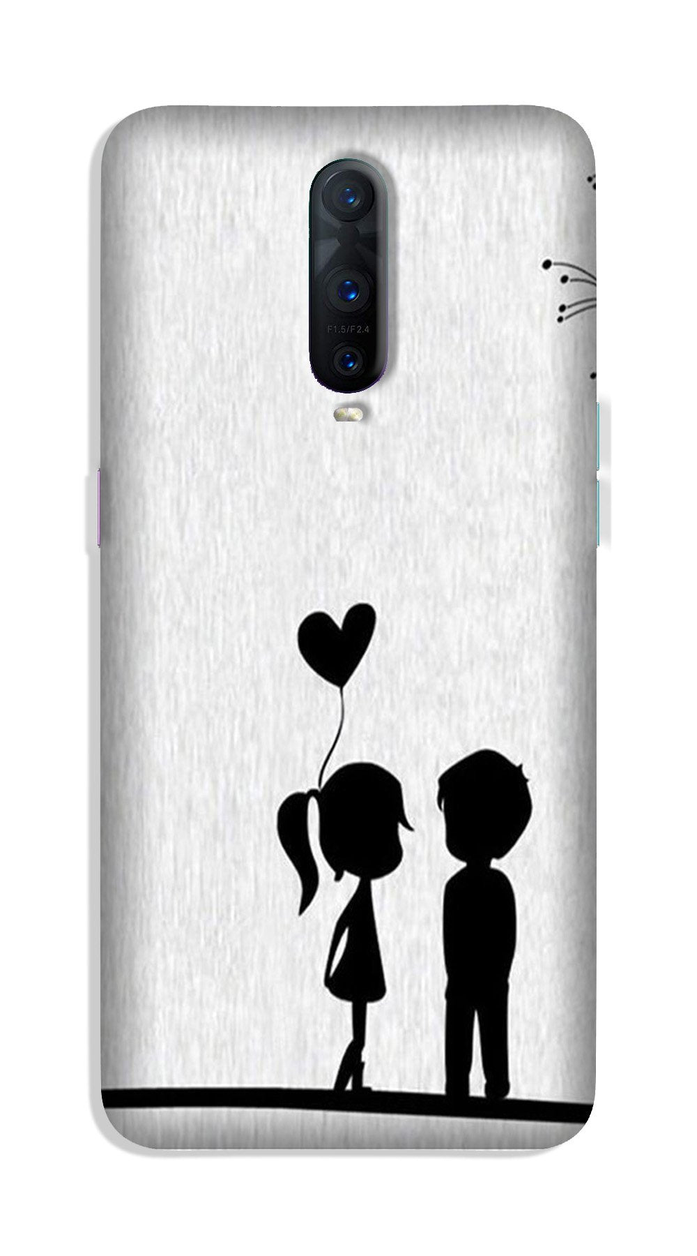 Cute Kid Couple Case for Oppo R17 Pro (Design No. 283)