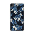 White flowers Blue Background2 Case for Vivo Y51L