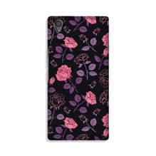 Rose Black Background Case for Vivo Y51L