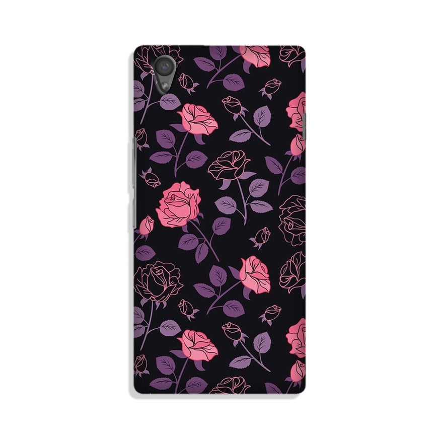 Rose Black Background Case for Vivo Y51L