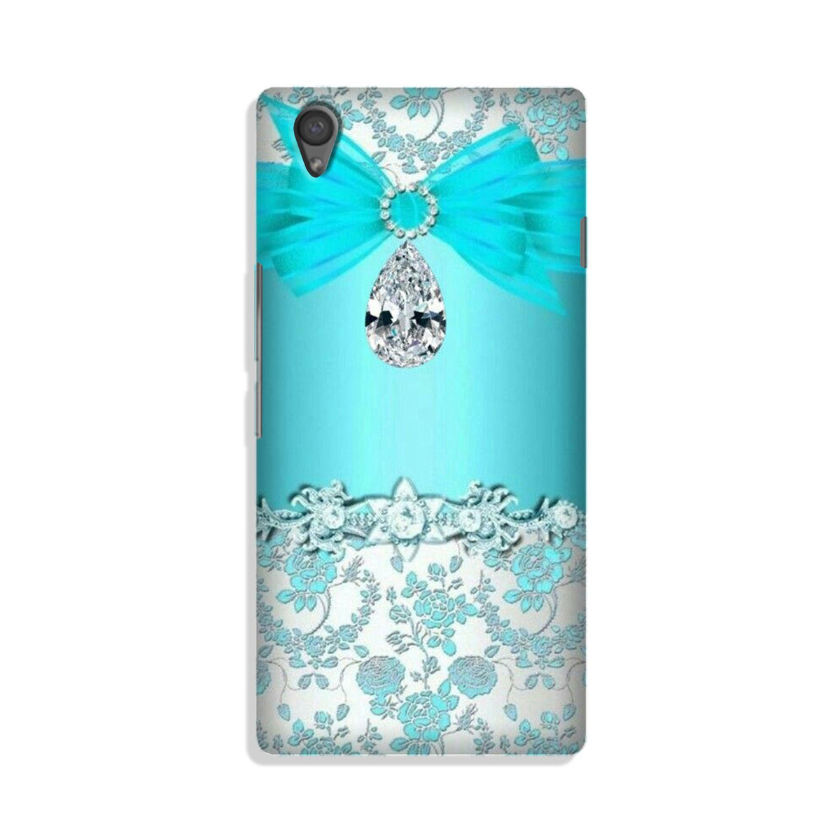 Shinny Blue Background Case for Vivo Y51L
