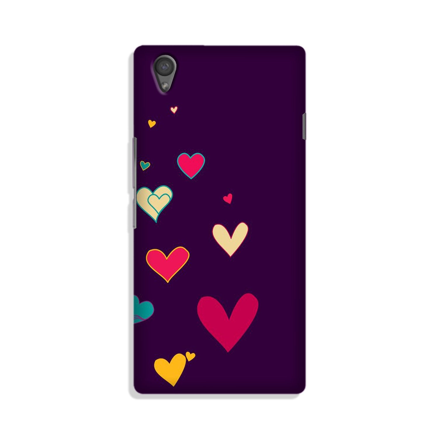 Purple Background Case for Vivo Y51L  (Design - 107)
