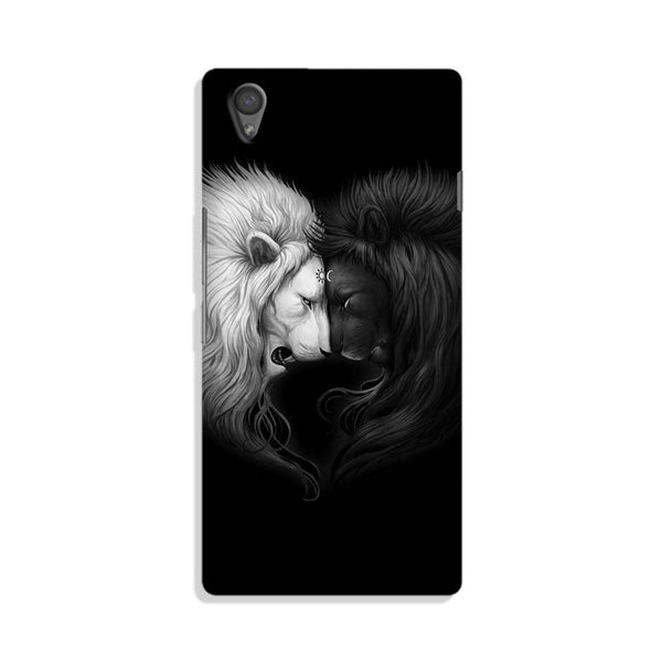 Dark White Lion Case for Vivo Y51L  (Design - 140)
