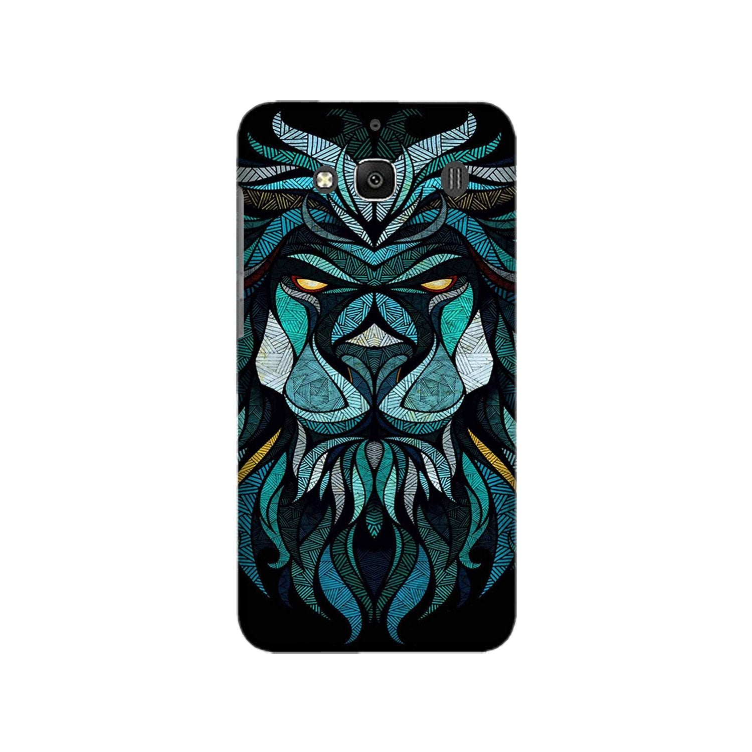Lion Mobile Back Case for Redmi 2 Prime  (Design - 314)