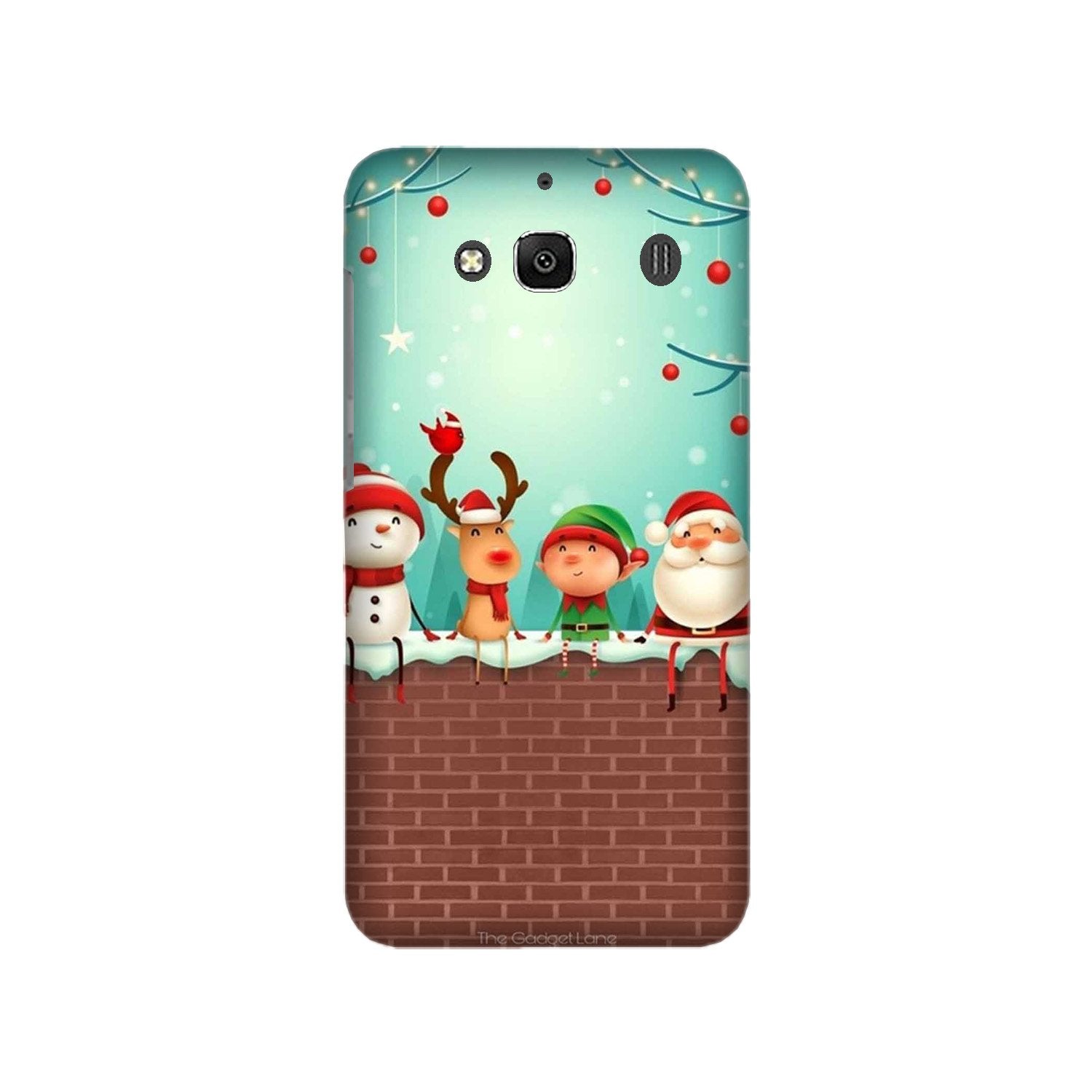Santa Claus Mobile Back Case for Redmi 2 Prime  (Design - 334)