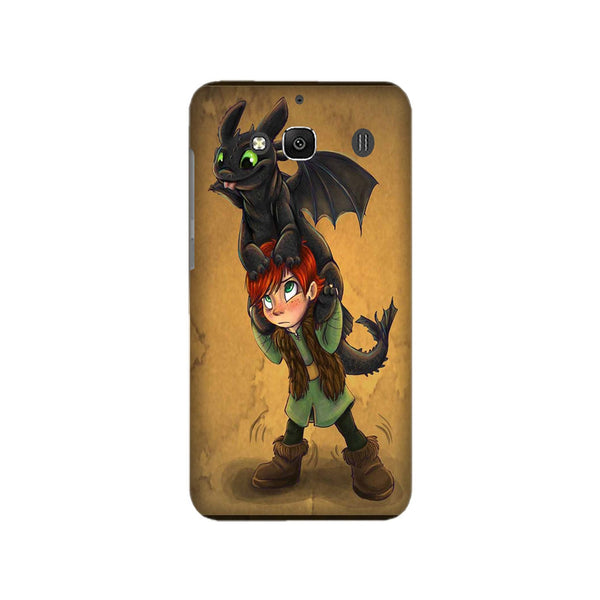 Dragon Mobile Back Case for Redmi 2 Prime  (Design - 336)