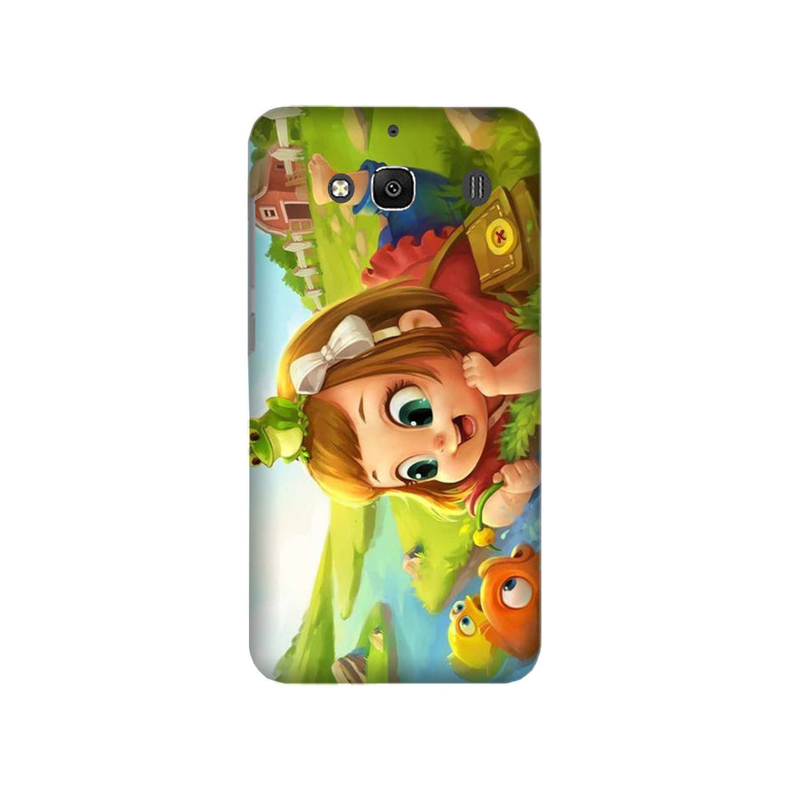 Baby Girl Mobile Back Case for Redmi 2 Prime  (Design - 339)