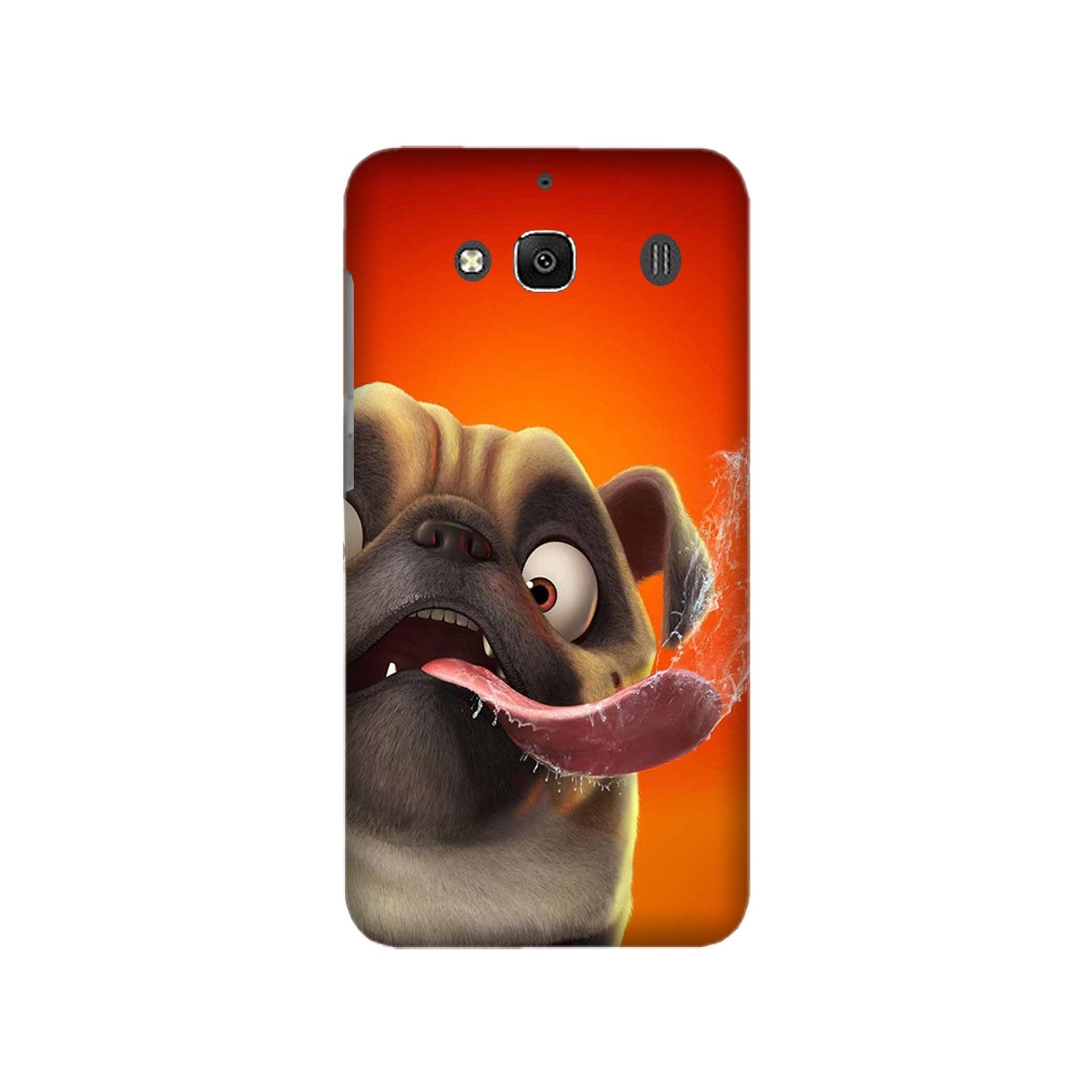 Dog Mobile Back Case for Redmi 2 Prime  (Design - 343)