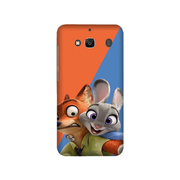 Cartoon Mobile Back Case for Redmi 2 Prime  (Design - 346)