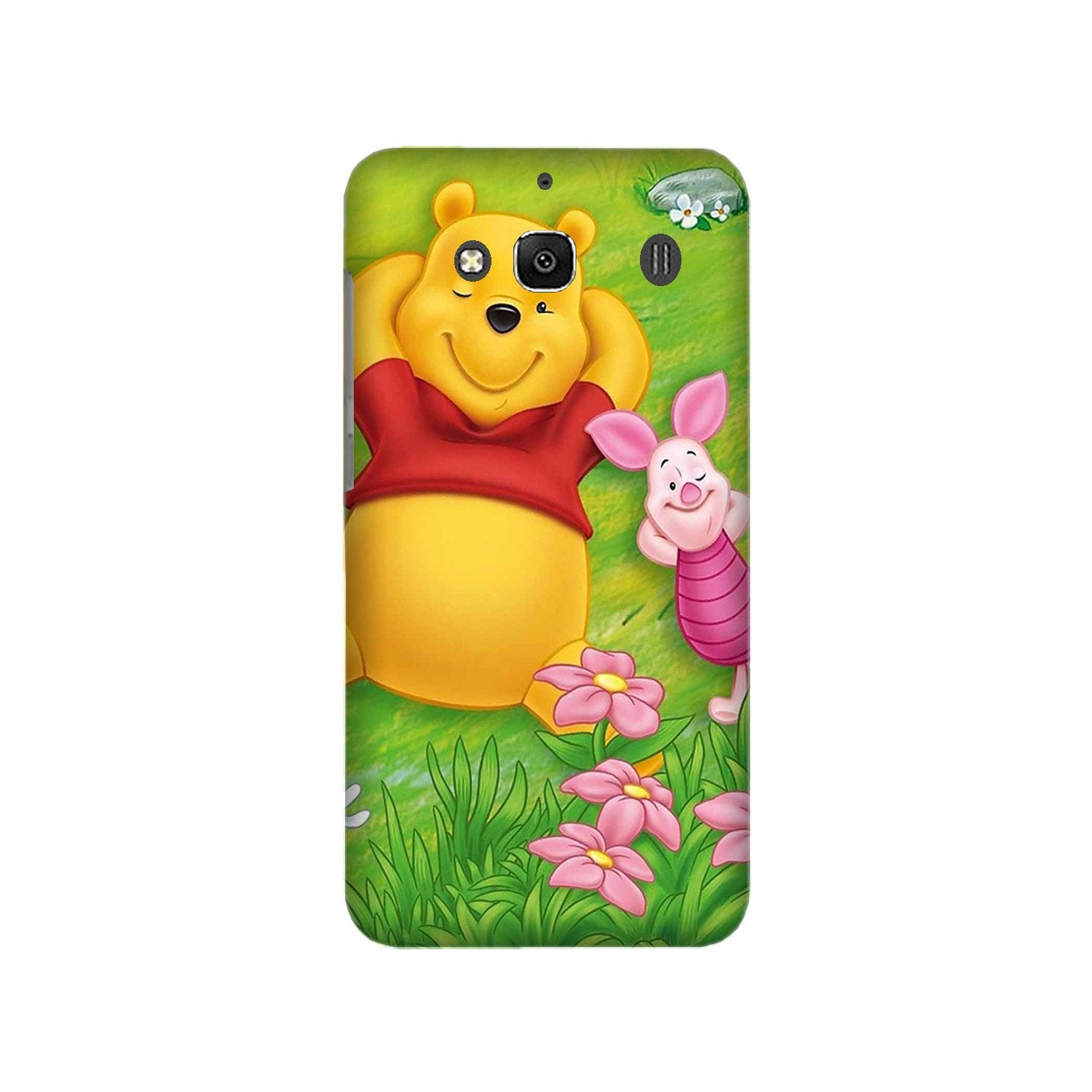 Winnie The Pooh Mobile Back Case for Redmi 2 Prime  (Design - 348)