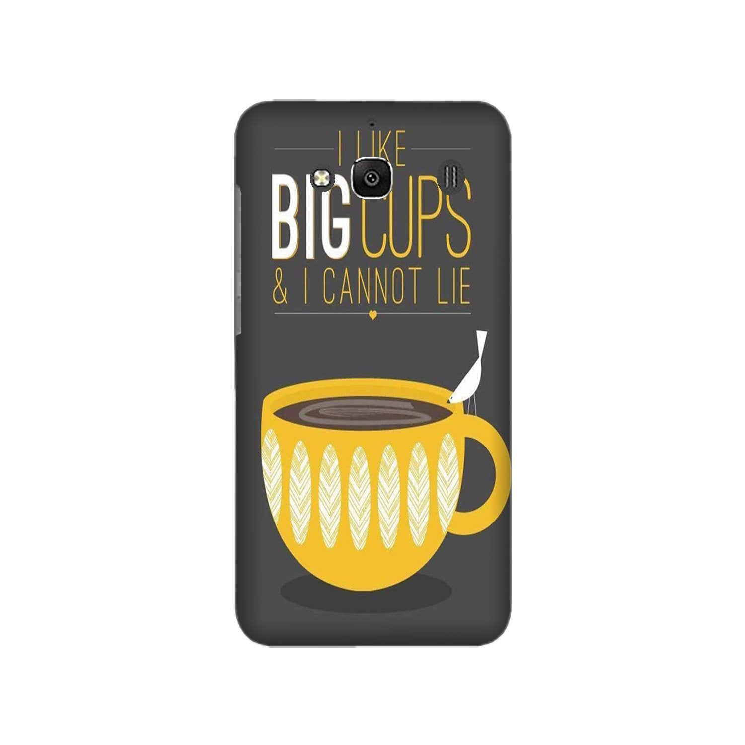 Big Cups Coffee Mobile Back Case for Redmi 2 Prime  (Design - 352)