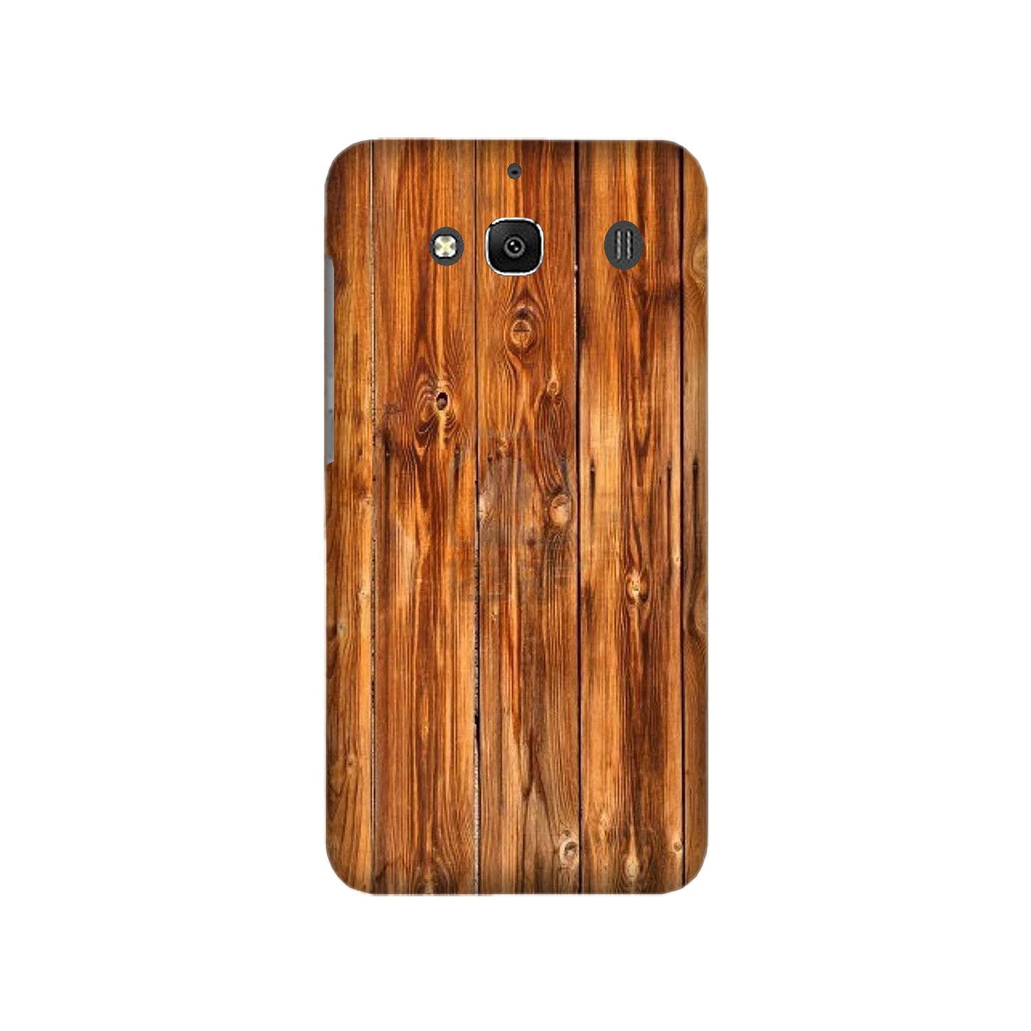 Wooden Texture Mobile Back Case for Redmi 2 Prime  (Design - 376)