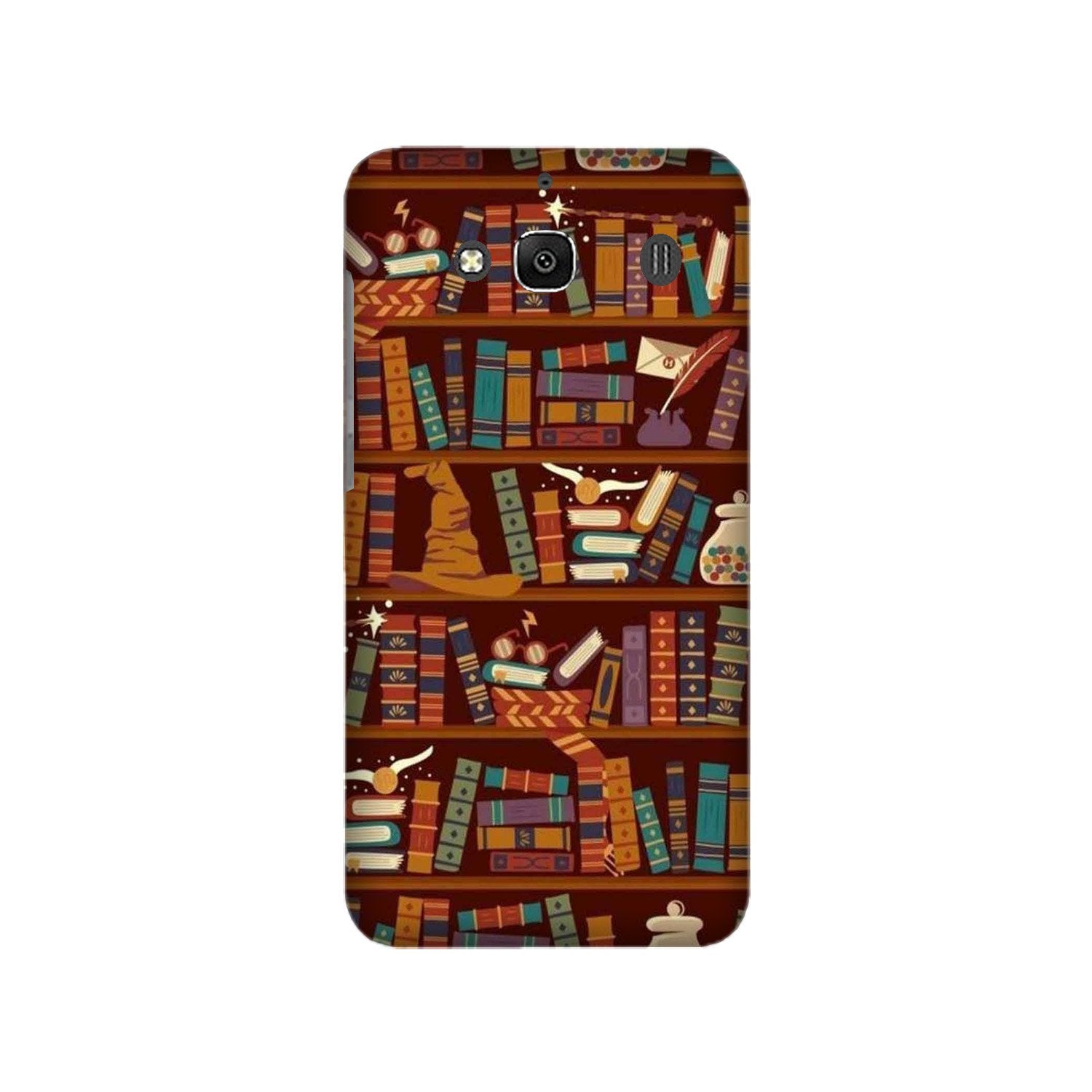 Book Shelf Mobile Back Case for Redmi 2 Prime  (Design - 390)