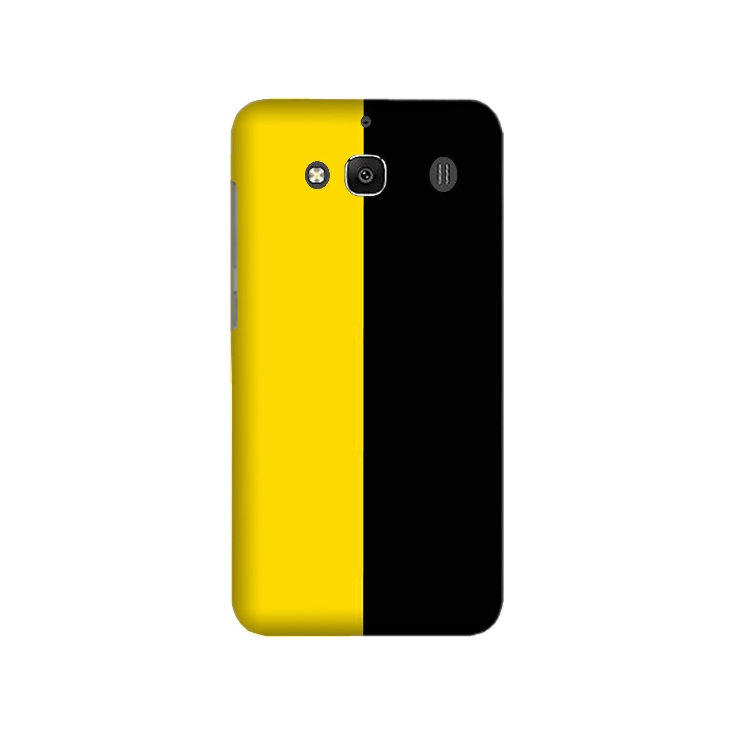 Black Yellow Pattern Mobile Back Case for Redmi 2 Prime  (Design - 397)