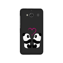 Panda Love Mobile Back Case for Redmi 2 Prime  (Design - 398)