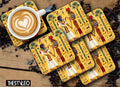 Ancient Egypt Wooden Designer Printed Square Tea Coasters (MDF Wooden, Set of 6 Pieces)