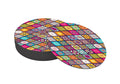 Rangoli Designer Printed Round Tea Coasters (MDF Wooden, Set Of 6 Pieces)