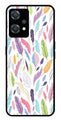 Colorful Feathers Metal Mobile Case for OnePlus Nord CE 2 Lite 5G