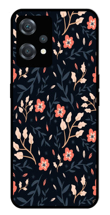Floral Pattern Metal Mobile Case for OnePlus Nord CE 2 Lite 5G
