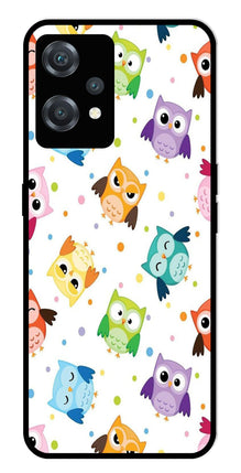 Owls Pattern Metal Mobile Case for OnePlus Nord CE 2 Lite 5G