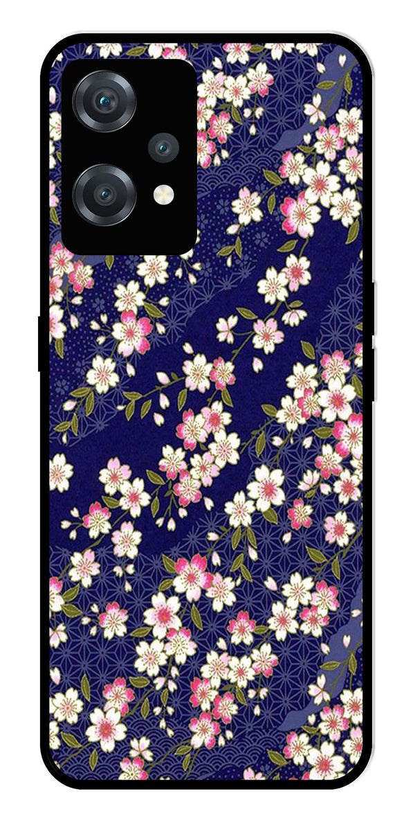 Flower Design Metal Mobile Case for OnePlus Nord CE 2 Lite 5G