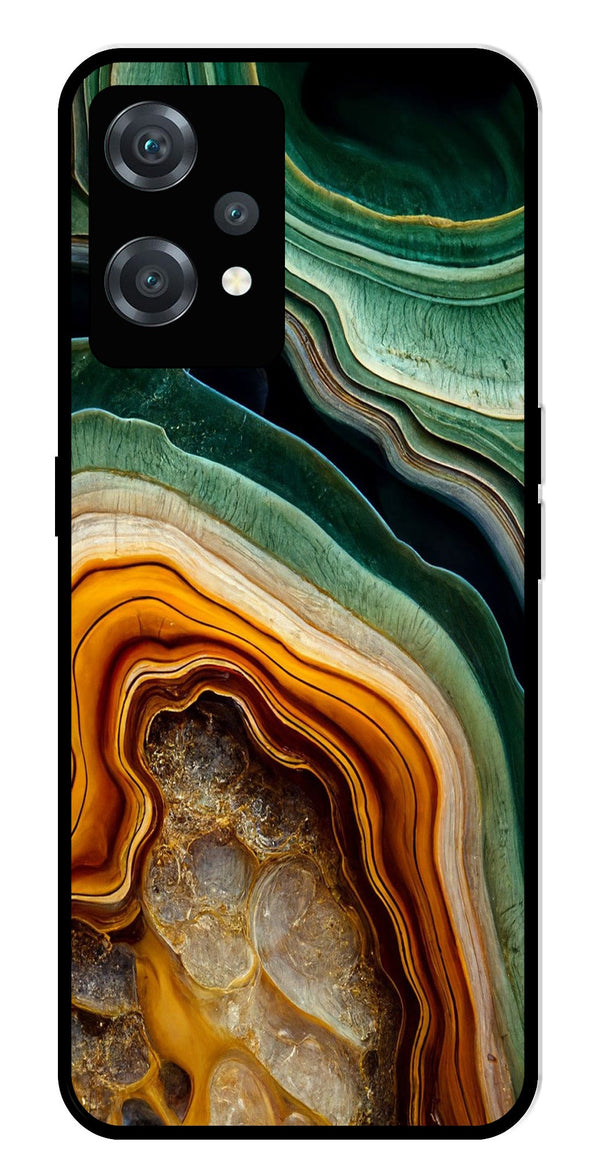 Marble Design Metal Mobile Case for OnePlus Nord CE 2 Lite 5G