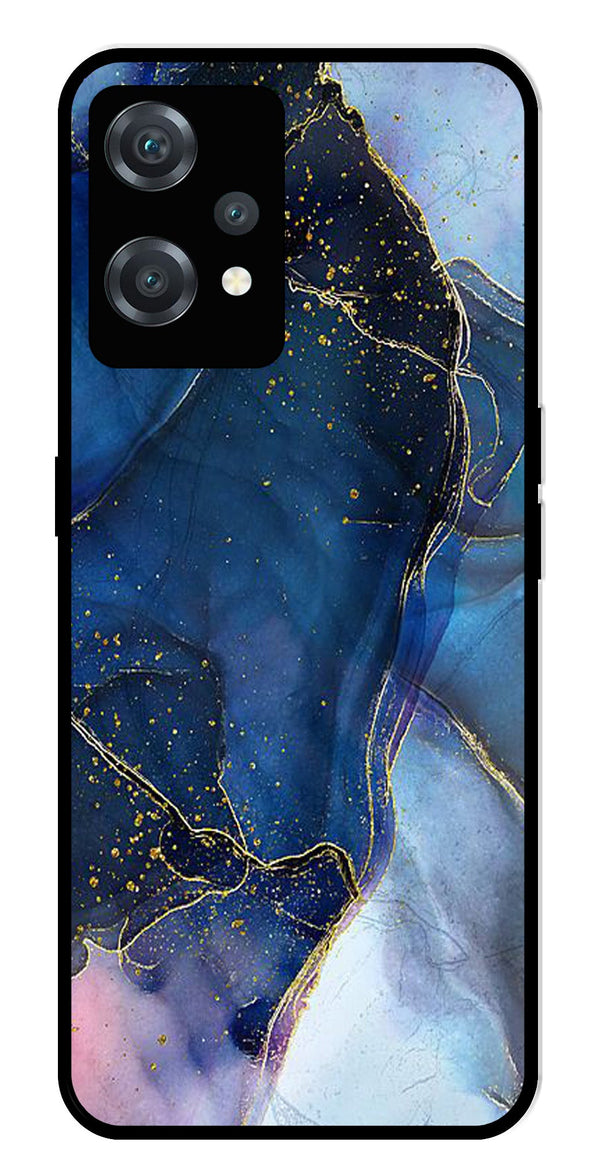 Blue Marble Metal Mobile Case for OnePlus Nord CE 2 Lite 5G