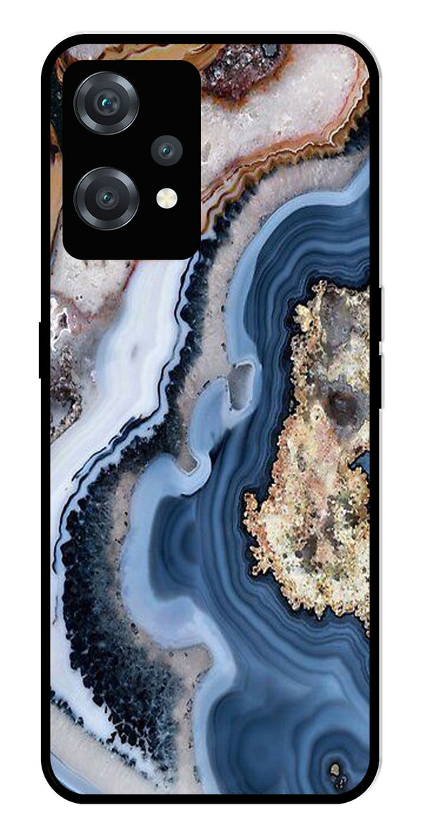 Marble Design Metal Mobile Case for OnePlus Nord CE 2 Lite 5G