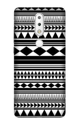 Black white Pattern Case for Nokia 3.1 Plus
