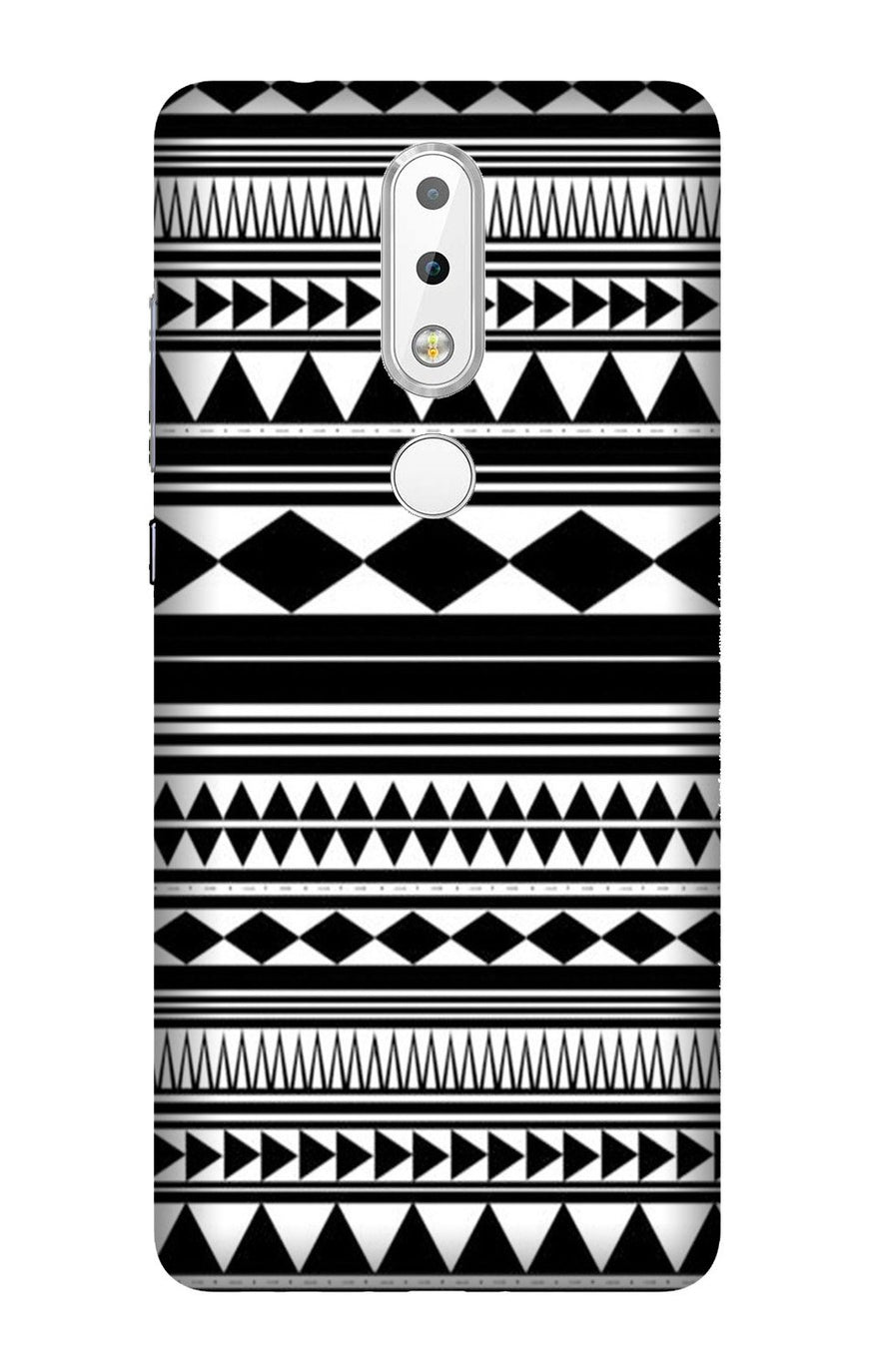 Black white Pattern Case for Nokia 3.1 Plus