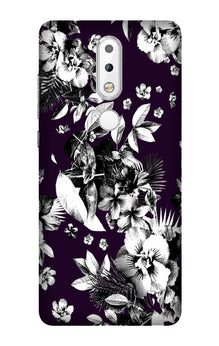 white flowers Mobile Back Case for Nokia 3.1 Plus (Design - 7)
