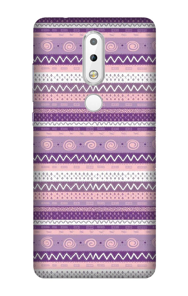 Zigzag line pattern3 Case for Nokia 3.1 Plus