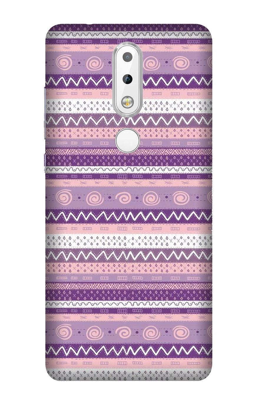 Zigzag line pattern3 Case for Nokia 3.1 Plus