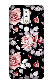 Pink rose Mobile Back Case for Nokia 3.1 Plus (Design - 12)