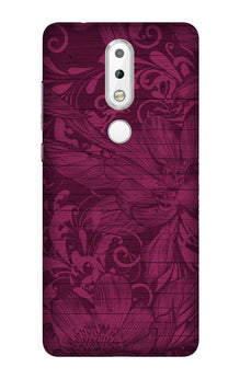 Purple Backround Mobile Back Case for Nokia 3.1 Plus (Design - 22)