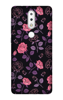 Rose Black Background Case for Nokia 3.1 Plus