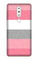 Pink white pattern Case for Nokia 3.1 Plus