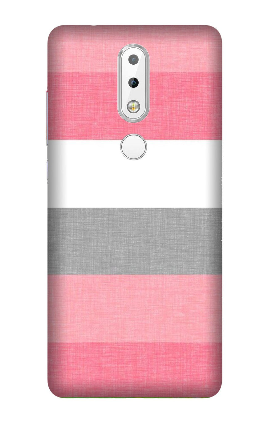 Pink white pattern Case for Nokia 3.1 Plus