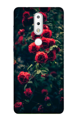 Red Rose Case for Nokia 3.1 Plus