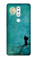 Moon cat Case for Nokia 3.1 Plus