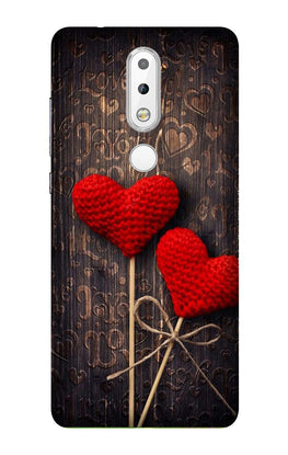 Red Hearts Case for Nokia 3.1 Plus