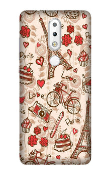 Love Paris Mobile Back Case for Nokia 3.1 Plus  (Design - 103)
