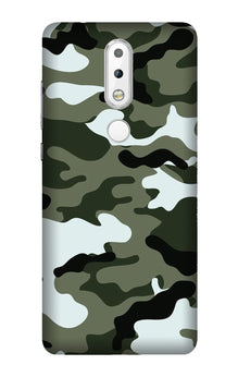 Army Camouflage Mobile Back Case for Nokia 3.1 Plus  (Design - 108)