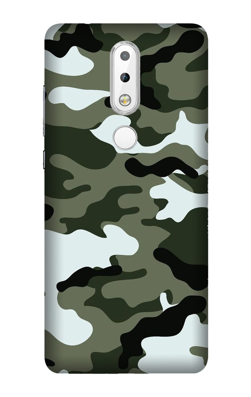 Army Camouflage Case for Nokia 3.1 Plus  (Design - 108)