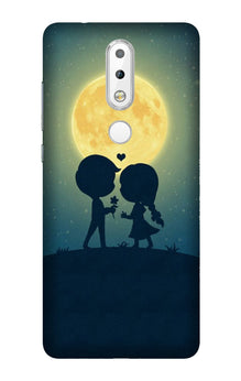 Love Couple Mobile Back Case for Nokia 3.1 Plus  (Design - 109)