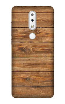 Wooden Look Mobile Back Case for Nokia 3.1 Plus  (Design - 113)
